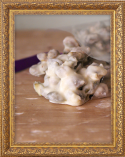 White Chocolate Pistachio Nut Clusters