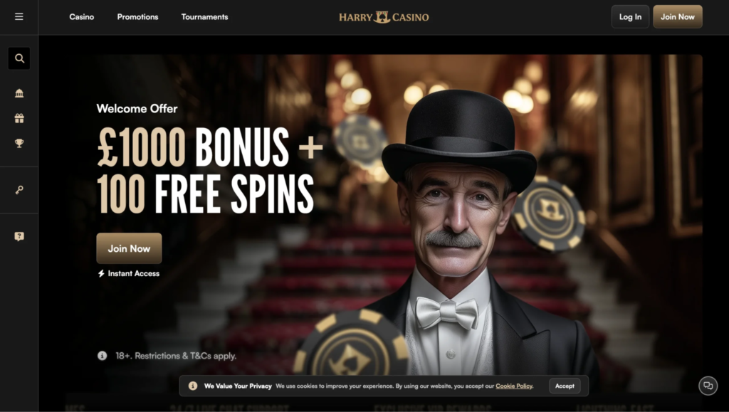 harry casino promotion